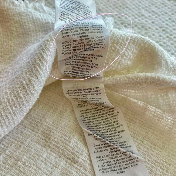 White Women's Blazer - Cream Clothing - Picture 6 of 6